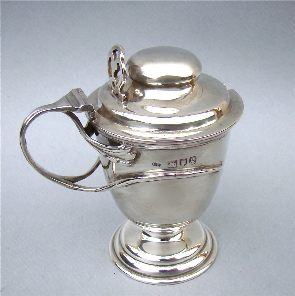 arts craft silver mustard by charles edward london 1902