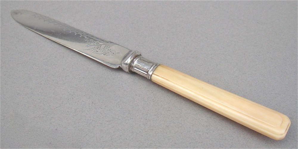 victorian silver plated cake knife by the slater brothers sheffield circa 1890