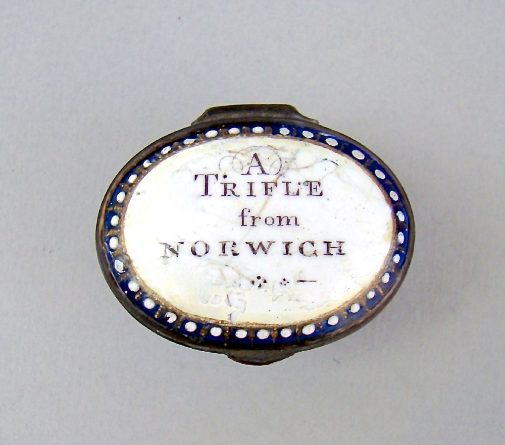 georgian bilston enamel patch box circa 1780