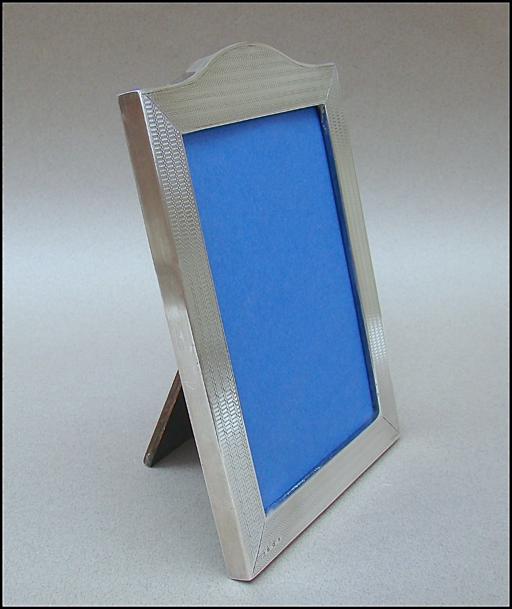 Stylish Art Deco Silver Photo Frame By The British Metallising Company