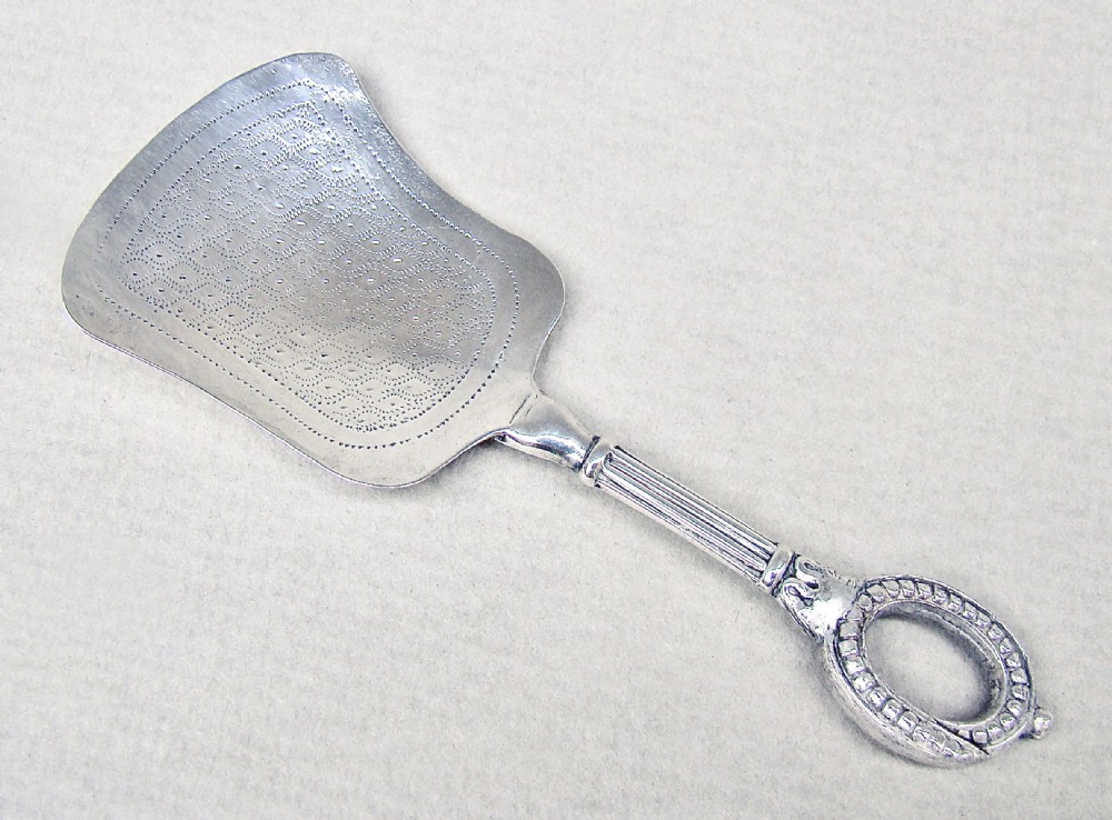 early victorian silver caddy spoon by george unite birmingham 1839