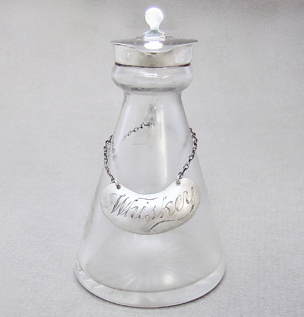 art deco silver whisky tot by asprey birmingham 1933