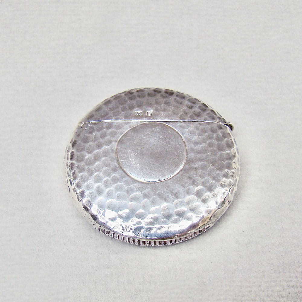 rare arts craft silver vesta case by jb bennet birmingham 1906