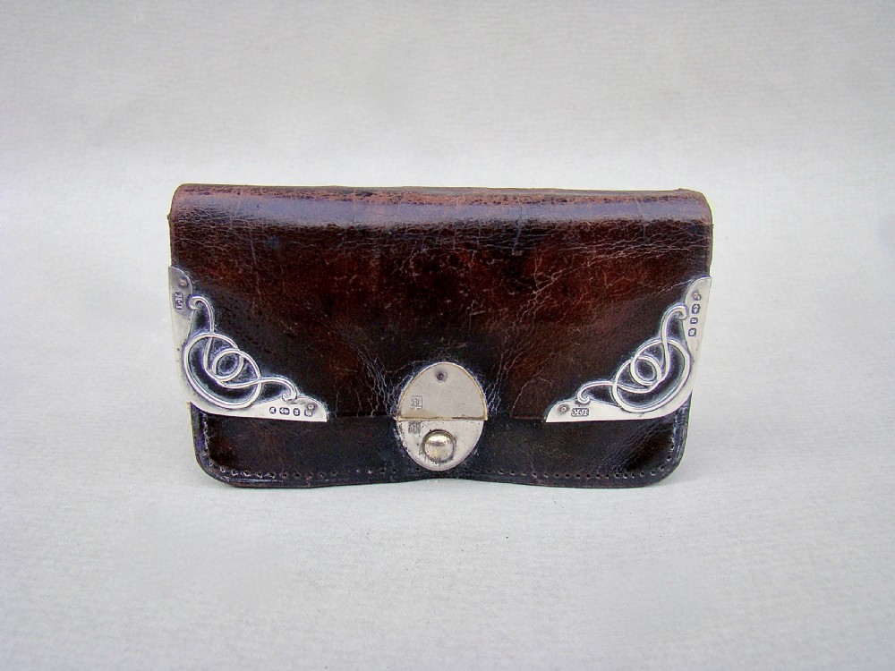 delightful victorian silver mounted small purse by ludwig krumm birmingham 1898