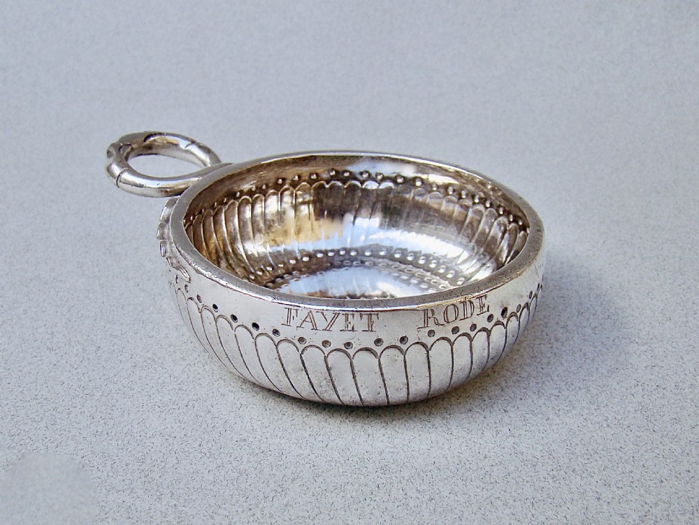 early 19th c french provincial silver wine taster or taste vin circa 1840